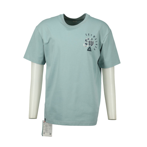MEN Round Neck Shirt  BLUGRN XL