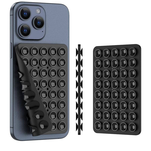 Phone silicone sucker black