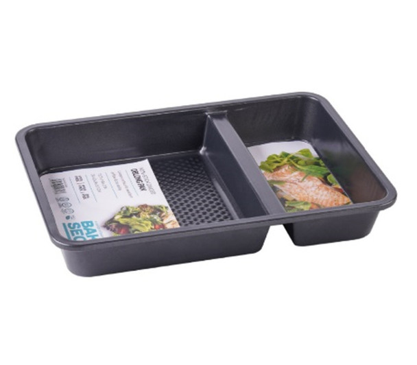 2 Divided Oblong Pan