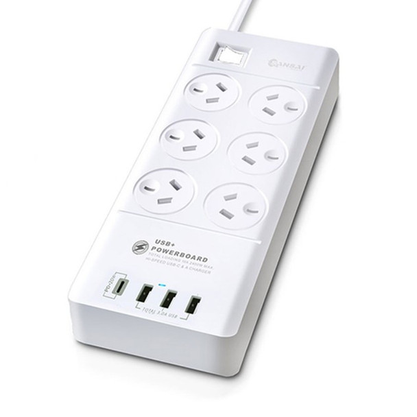 4ways USB X 3 + C PD20W
