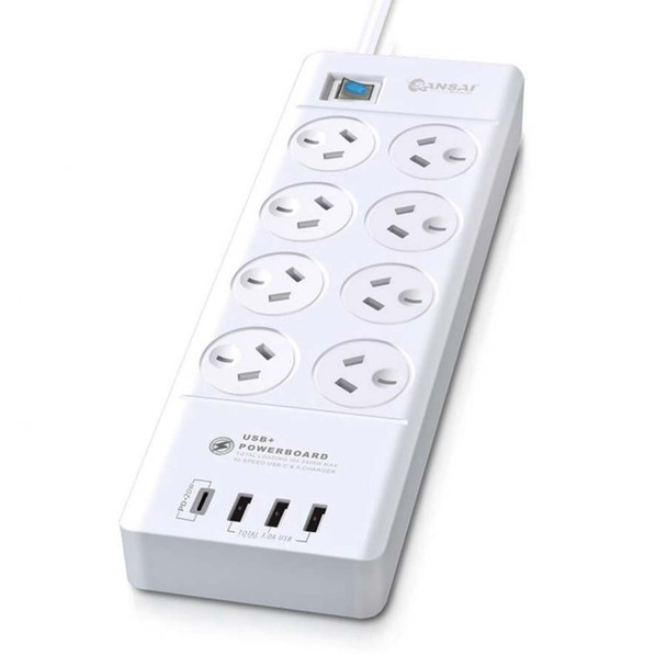 8ways USB X 3 + C PD20W
