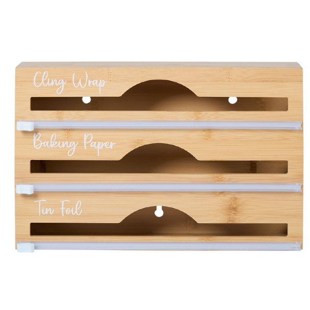 Bamboo Food Wrap Dispenser