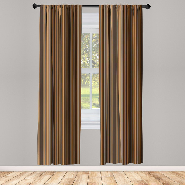 Brown 230205 Polyester Curtain