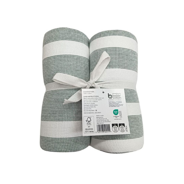 Cotton XL Tea Towel Sage