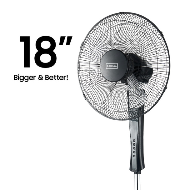 Gorilla 18 Inches Stand Fan