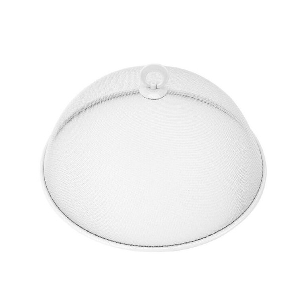 Iron Round Food Cover White