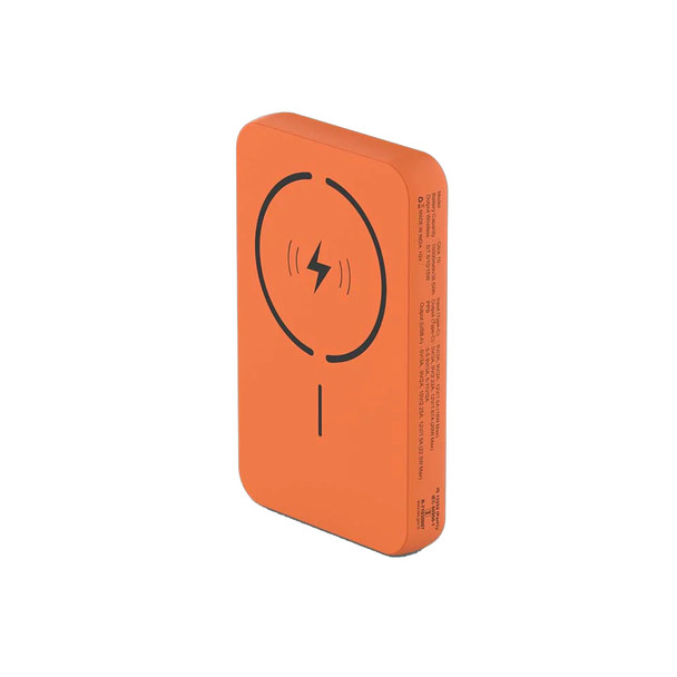 Magnetic Wireless Power Bank (10000mAh) Orange