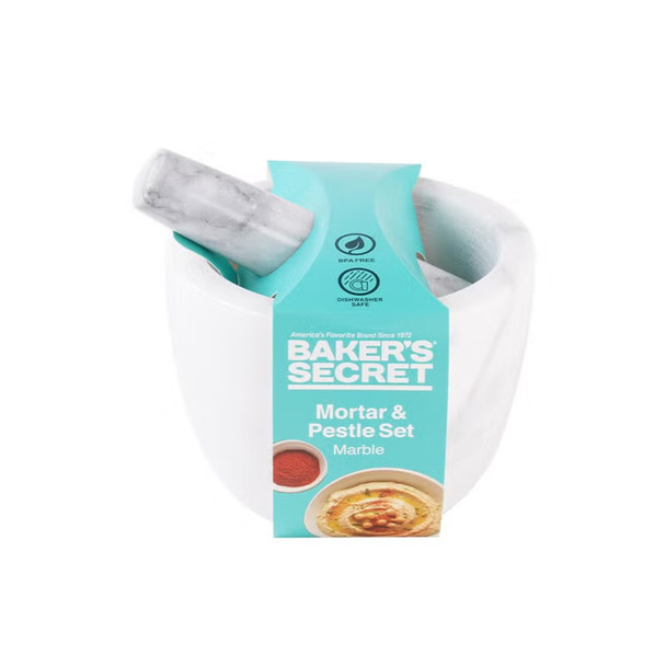 Marble Mortar and Pestle Set