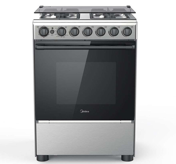 Midea 60cm Gascooker silver