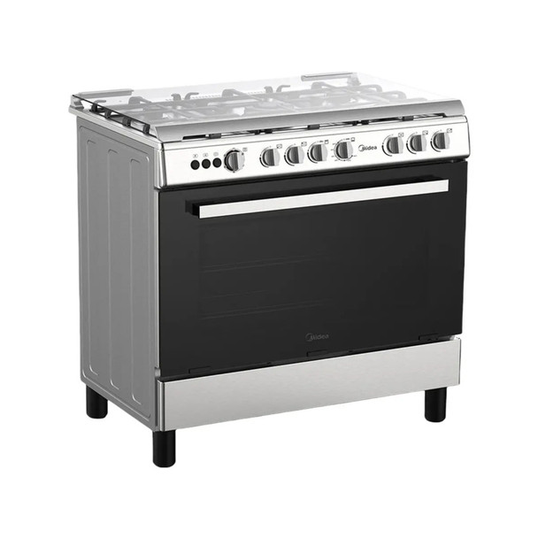 Midea 90cm Gascooker silver
