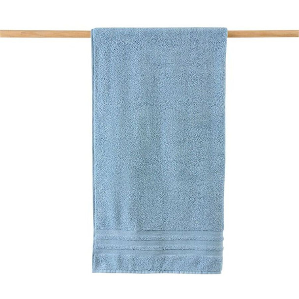 Plush Plain Spa Towel Blue