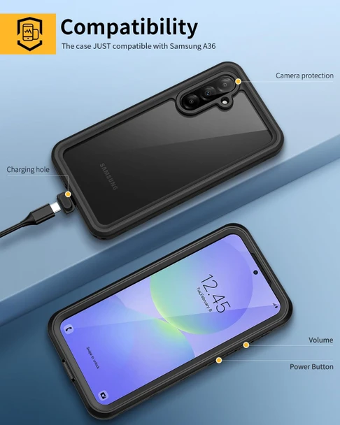 Samsung A37 Hard Case Black