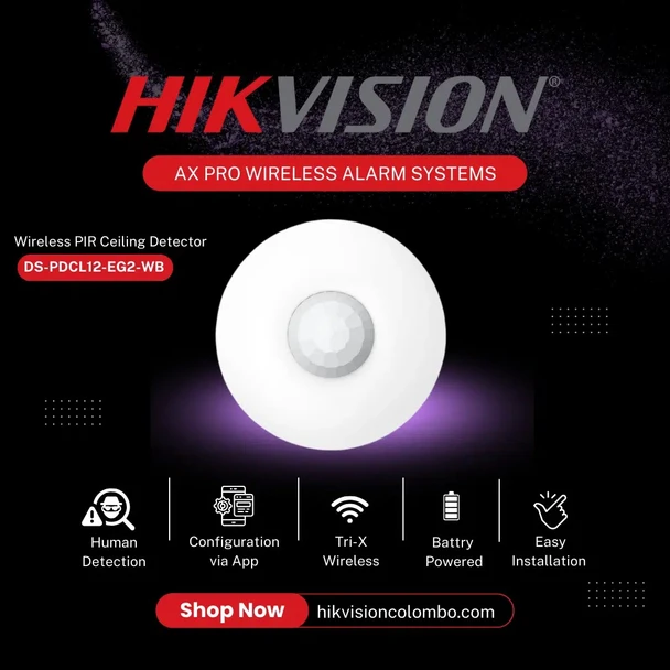 Wireless PIR Ceiling Detector