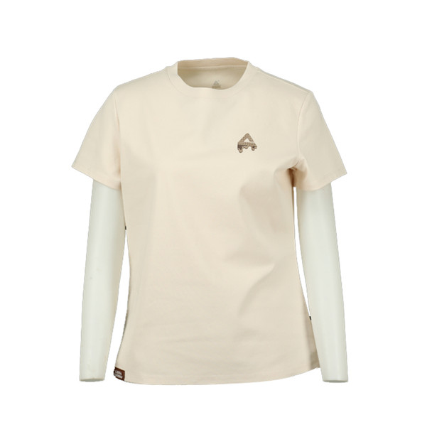 WOMEN Round Neck BEIGE 2XL