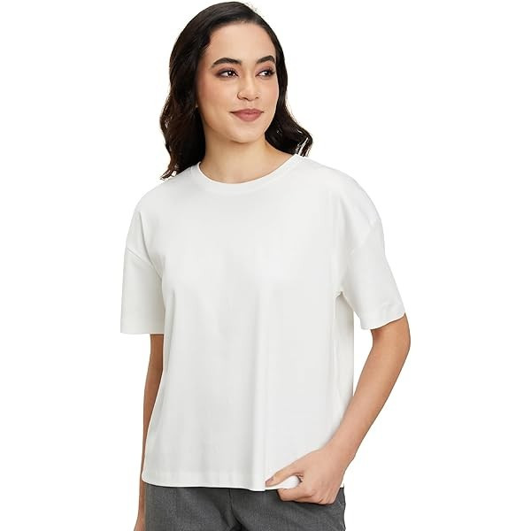 WOMEN Round Neck WHT 3018 2XL