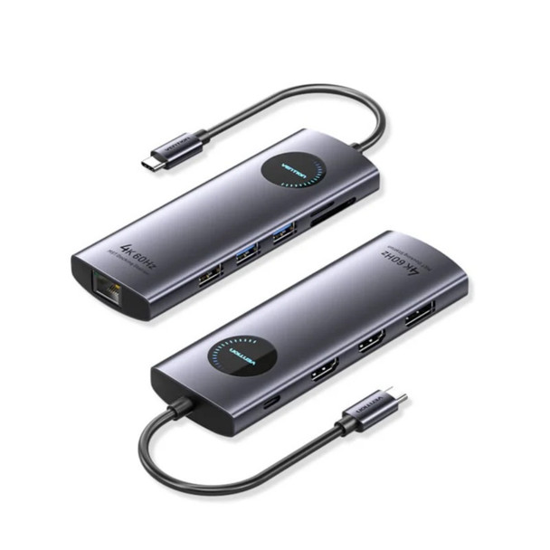 USB-C to DP/HDMI 0.15M GRAY