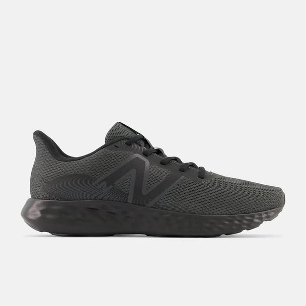 New Balance 411 V3 2E Wide Men's Running Shoes Black / Black Metallic 10
