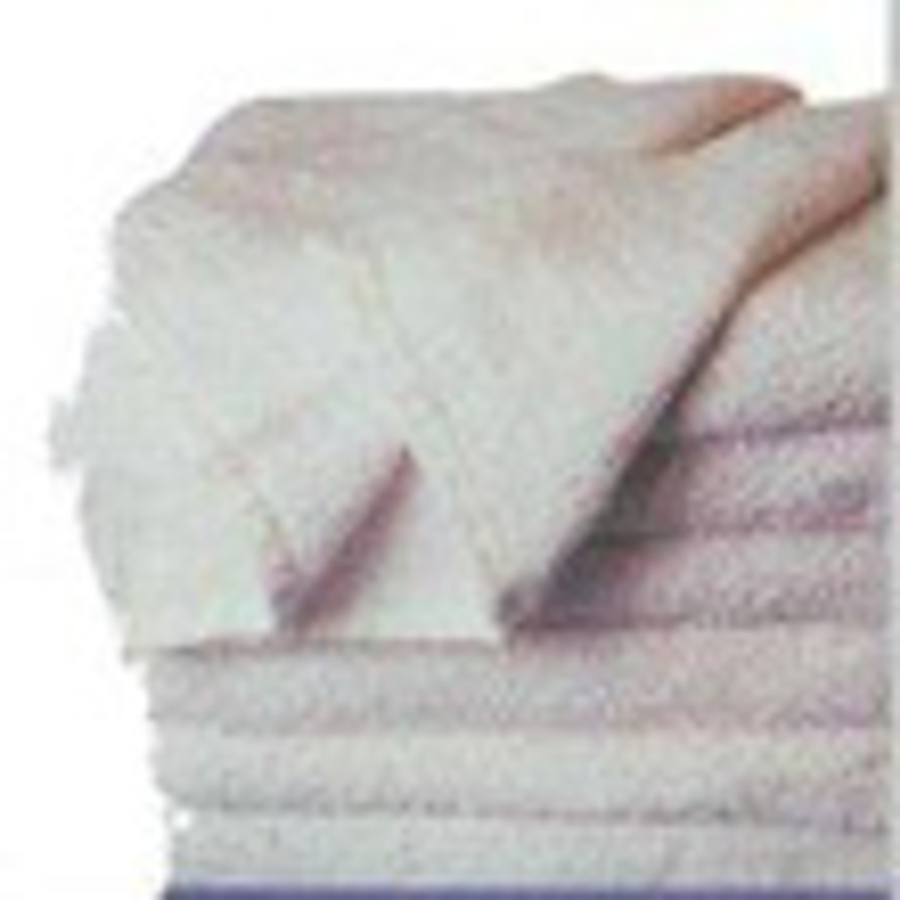 12x12 - Blended White Bulk Washcloths Standard Premium - 1lb