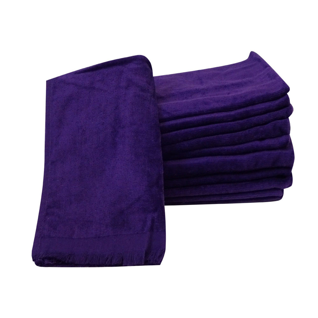 Wholesale Towels > 11x18 - BURGUNDY Rally Towels with Fringed Ends (Copy)