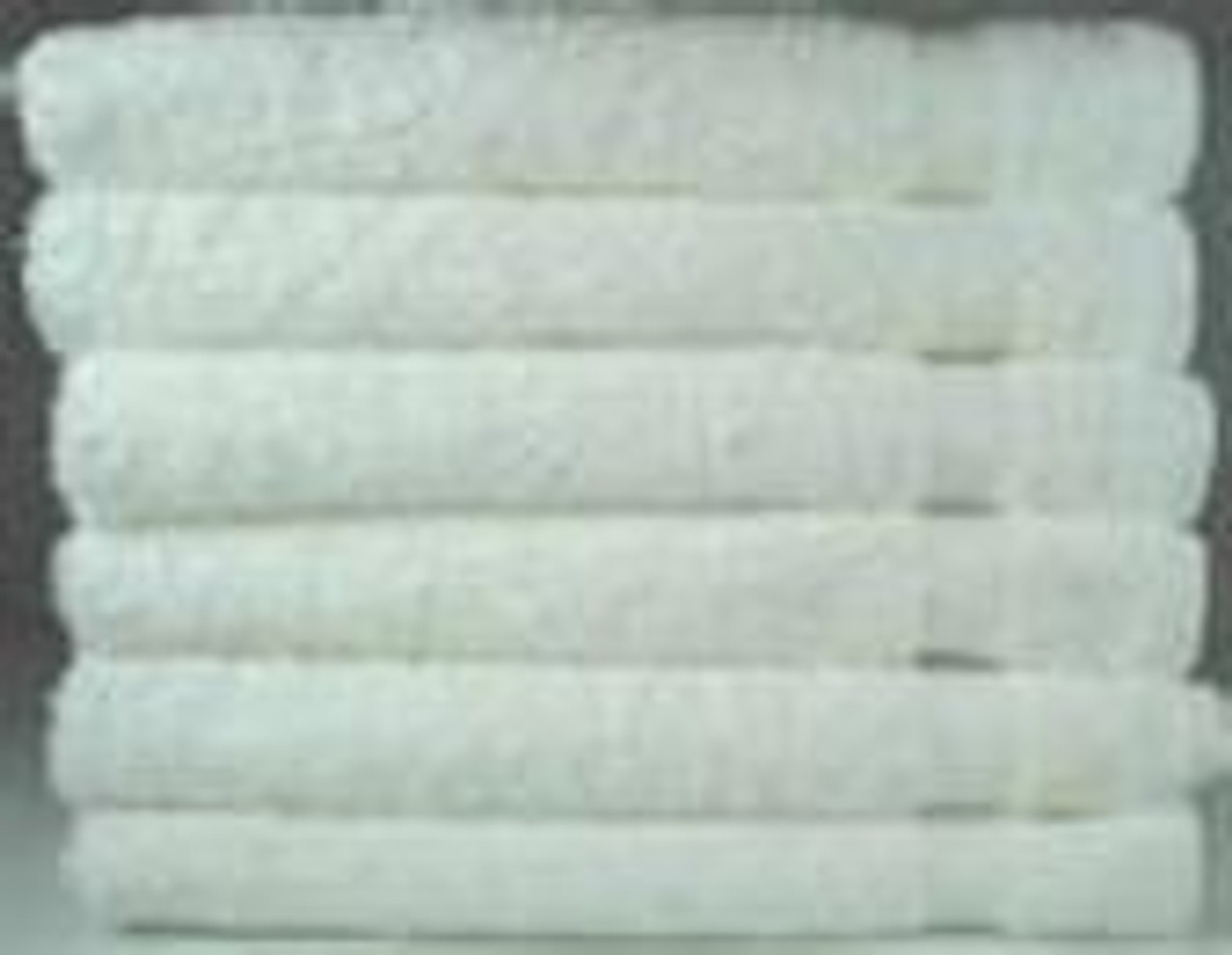 12x12 - Blended White Bulk Washcloths Standard Premium - 1lb