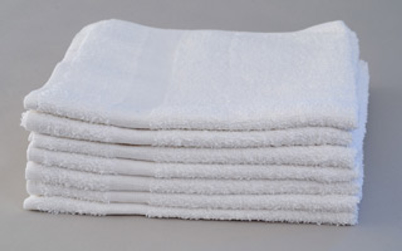 Wholesale Towels > 13x13 - WHITE Bulk Washcloths / Facecloth 100
