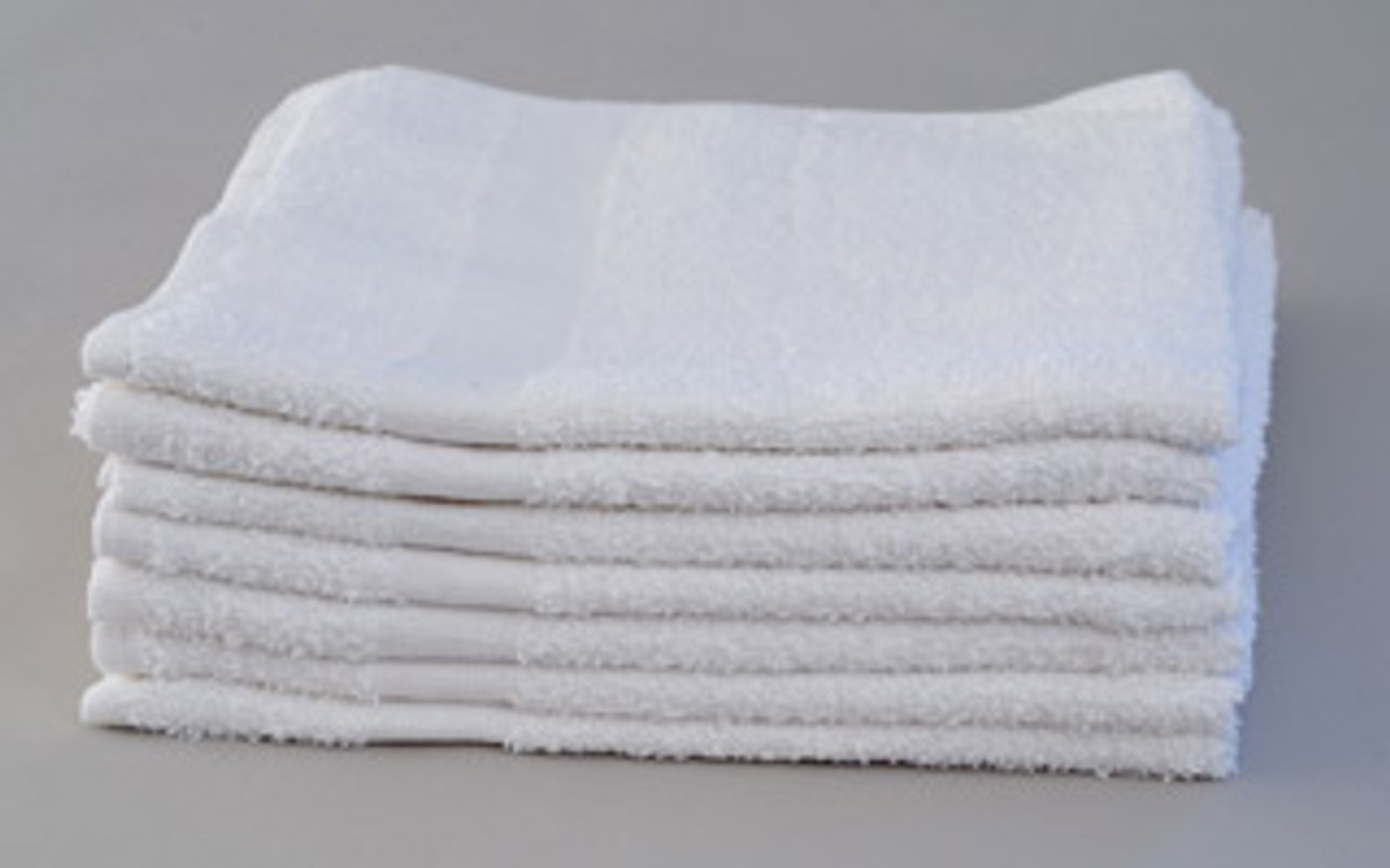 Economy White Washcloths