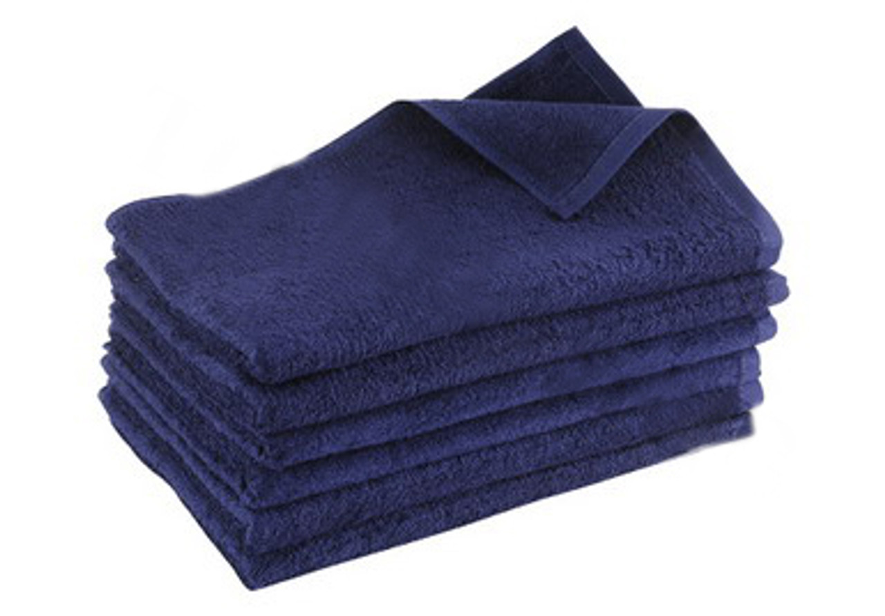 Wholesale Towels > 16x28 - Navy Bleach Resistant hand towel