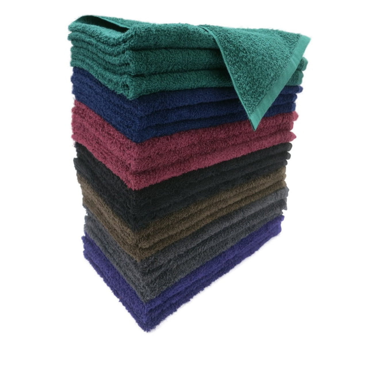 What advantages do bleach-resistant towels have in a salon setting?