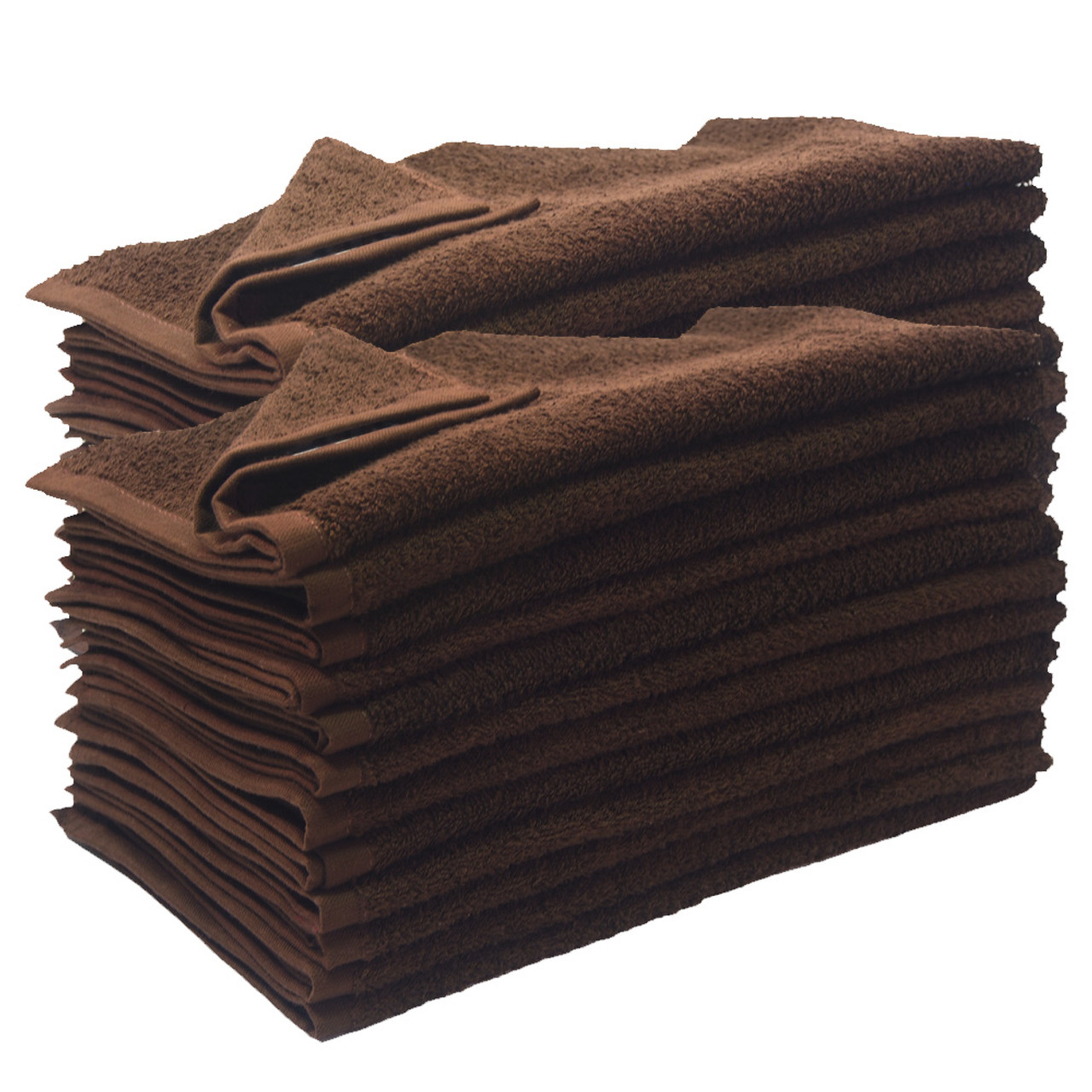 120 Wholesale Eurocale Bleach Resistant Colored Hand Towels 16 X 27  Charcoal Grey - at 