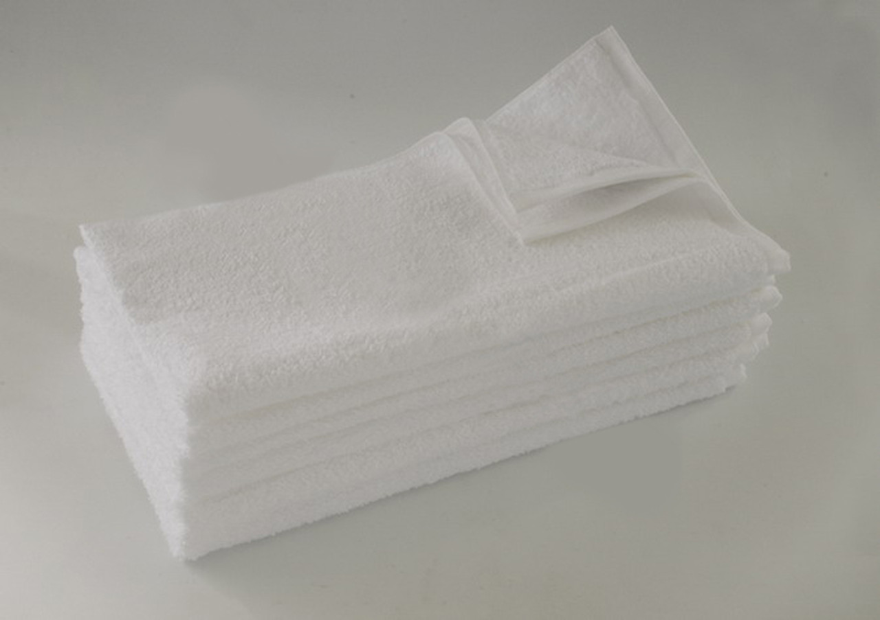 16x30 White Hand Towels, Premium, 4.5 lbs/dz - Texon Athletic Towel