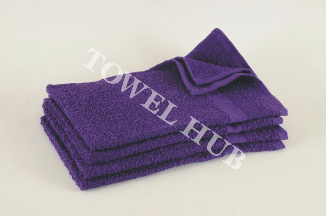 16x27 Purple Hand Towels - 3.25 lb/dz - Wholesale Towel, Inc.