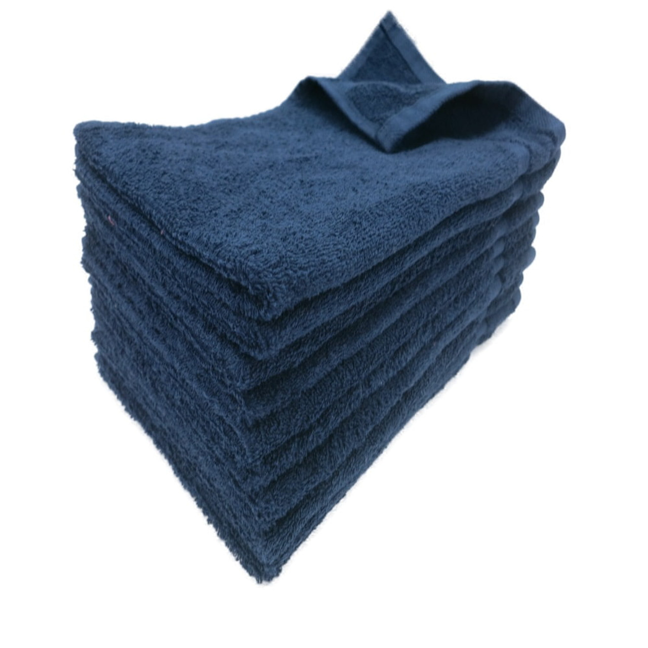 Arkwright Microfiber Gym Towels - Soft Quick Dry Hand Towel - 16 x 27 in. - (Bulk Case of 180) Navy Blue