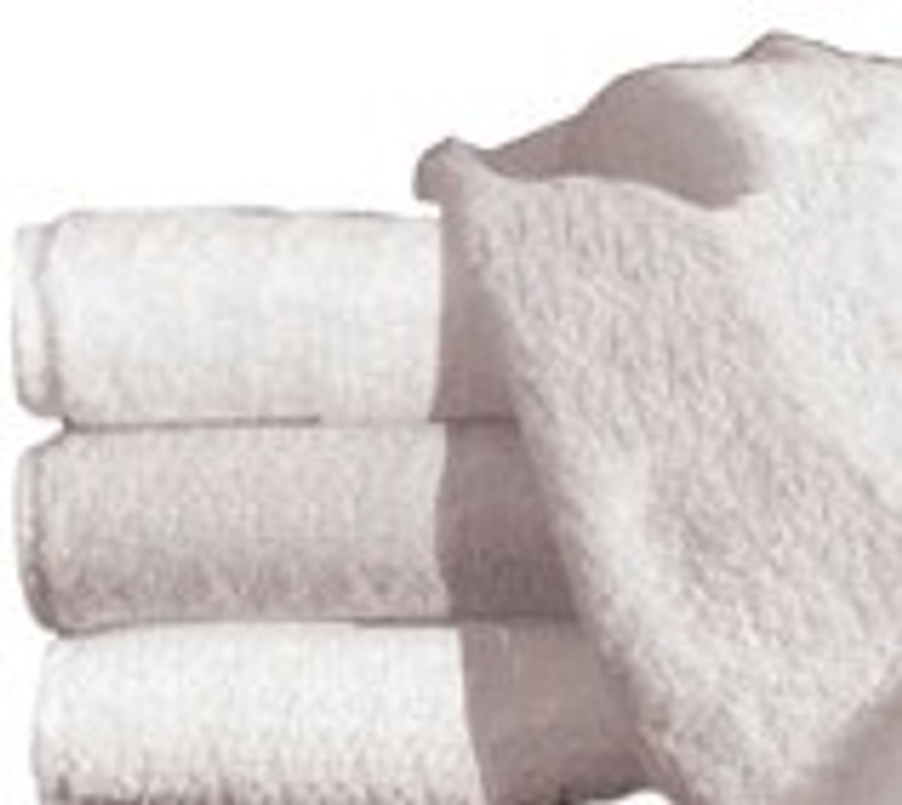12 Pack White 22x44 Bath Towels 100% Ring Spun Cotton Loop