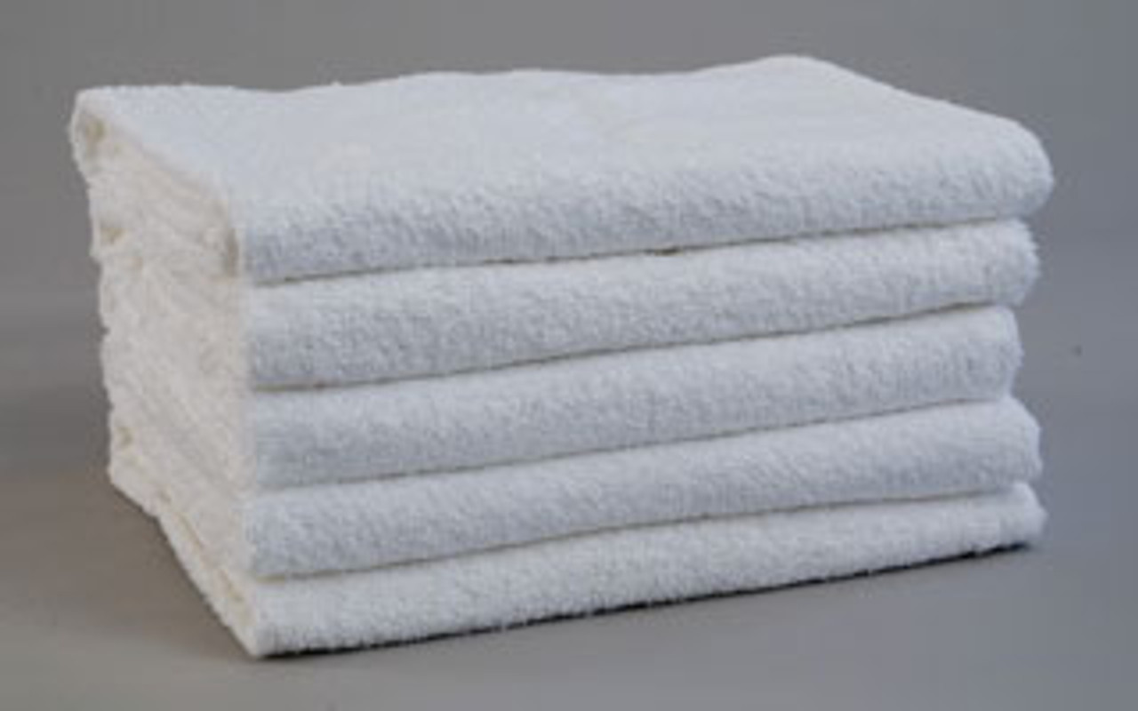 30x60 - White 100% Cotton Standard Terry Bath Sheet Towel