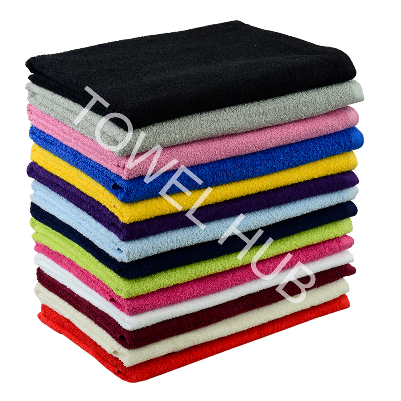 Wholesale Towels > 24x50 - Bath Towels Color 100% Cotton Premium Plus