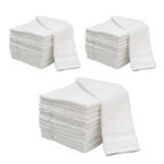 Excellent Deals Kitchen Terry Towels [12 Pack, Black & White]-100% Cotton Dish Towels 15x25 -Dish Cloth, Tea Towels, Cleaning Towels and Bar