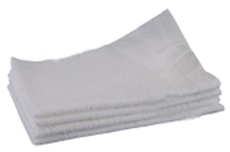 13x13- Premium Plus White Washcloths -1.4Lb/doz 100% Cotton