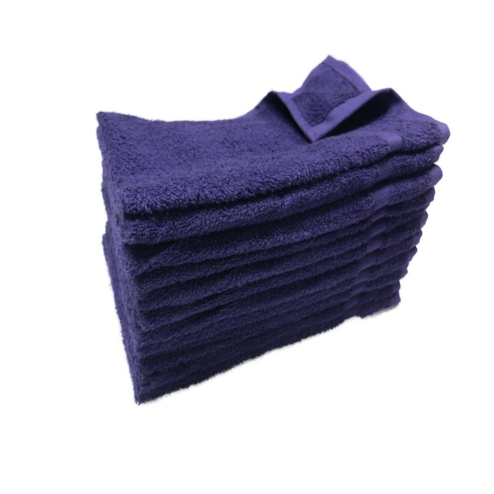 15x25 Black Hand Towels, Wholesale