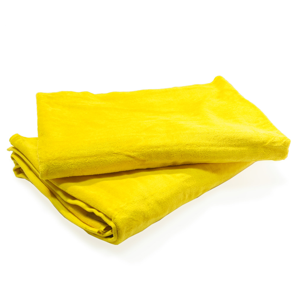 30x60 - YELLOW Beach Towel Terry Velour 100% Cotton