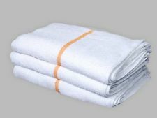  GOLD TEXTILES 12 PCS White Bath Towels Bulk (24x50