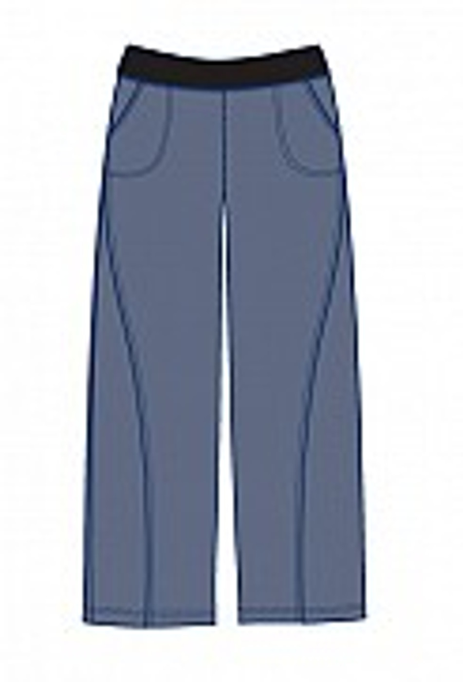 Scrubletics Women's Shanti Drawstring Elastic Stretch Waist Scrub Pants