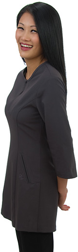 Excel 4-Way Stretch Spa Uniform Jacket - Side