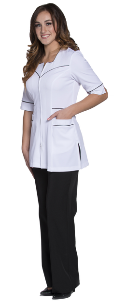 Joanne Martin uniform short tunic white