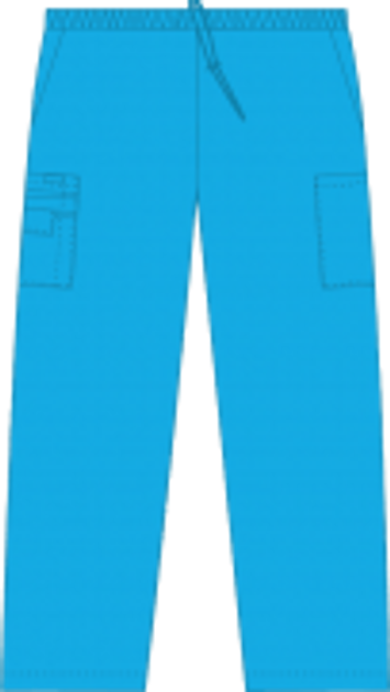 Mobb Unisex Drawstring/Elastic nursing scrub pants light blue