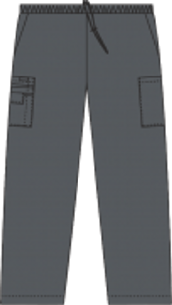 Mobb Unisex Drawstring/Elastic healthcare Scrub Pants light gray