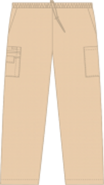 Mobb Unisex Drawstring/Elastic nursing scrub pants beige