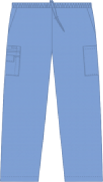 Mobb Unisex Drawstring/Elastic nursing scrub pants sky blue