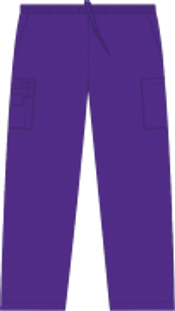 Mobb Unisex Drawstring/Elastic nursing scrub Pants purple