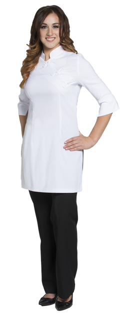 Joanne Martin Uniform Authentic Chinese tunic White