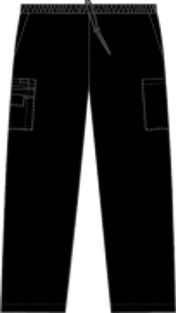 Mobb Tall Drawstring/Elastic Medical Scrub Pants Black